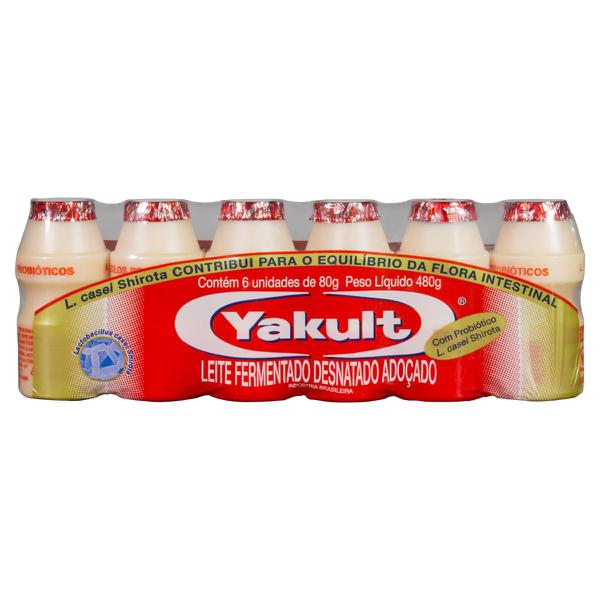 LEITE FERMENTADO YAKULT 480G TRADICIONAL EMB 6UND