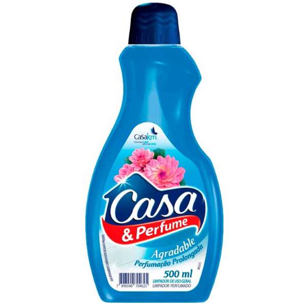 LIMPADOR USO GERAL CASA & PERFUME 500ML AGRADABLE