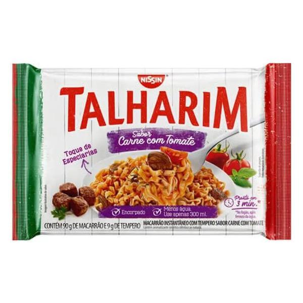 MACARRÃO INSTANTANEO NISSIN TALHARIM 90G CARNE TOMA