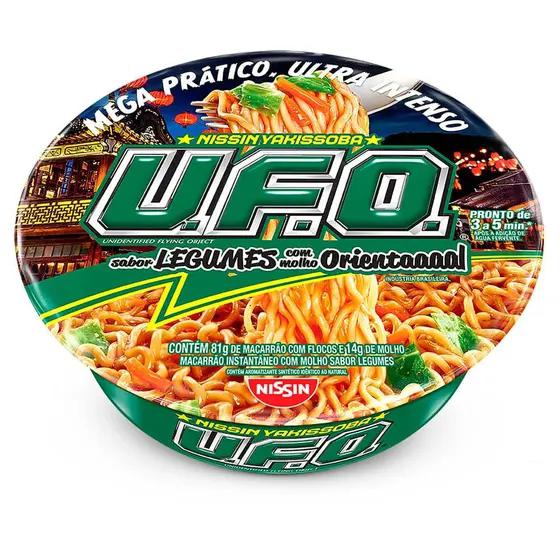 MACARRÃO INSTANTANEO NISSIN YAKISSOBA UFO 95G LEGUMES