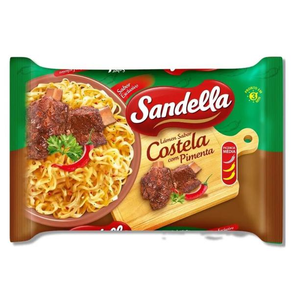 MACARRÃO INSTANTANEO SANDELLA COSTELA C/ PIMENTA