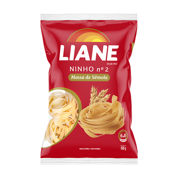 MACARRÃO LIANE 500G SEMOLA NINHO 2