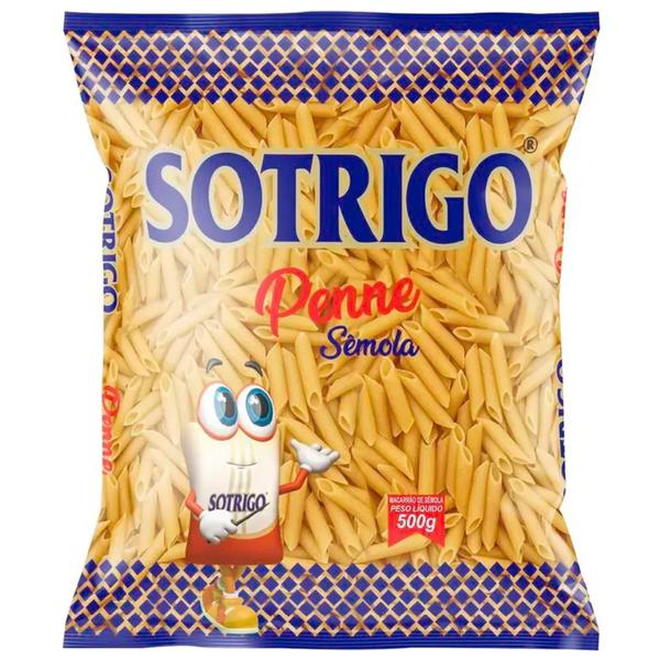 MACARRÃO SO TRIGO 500G SEMOLA PENNE