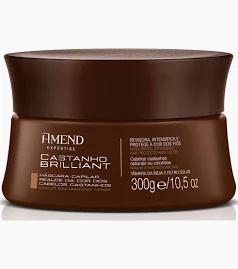 MASCARA HIDRATAÇÃO AMEND 300G CASTANHO BRILLIANT