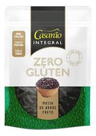 MACARRÃO ZERO GLÚTEN 200G MASSA CASARÃO ARROZ PRETO