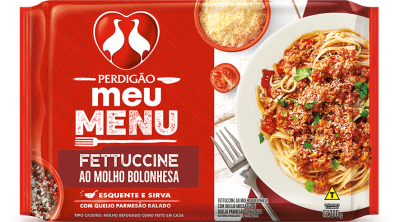 MASSA MEU MENU PERDIGÃO 300G FETTUCCINE AO MOLHO BOLONHESA