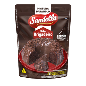 MISTURA DE BOLO SANDELLA 350G SACHET BRIGADEIRO