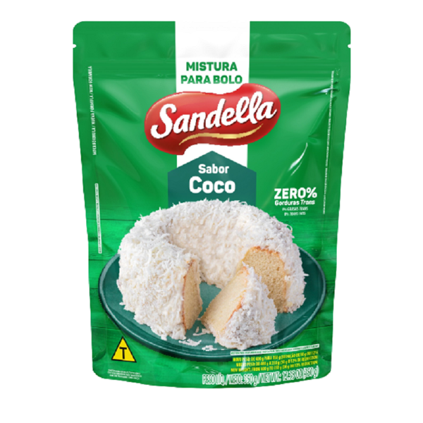 MISTURA DE BOLO SANDELLA 350G SACHET COCO