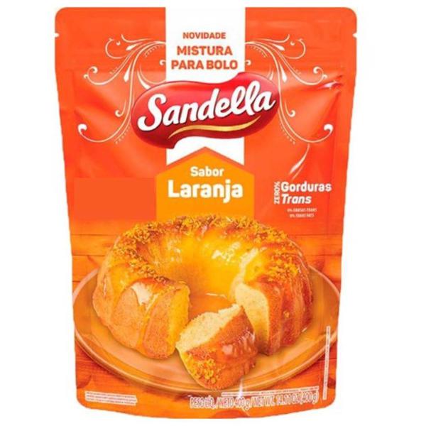 MISTURA DE BOLO SANDELLA 350G SACHET LARANJA