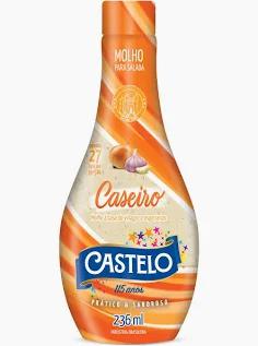 MOLHO CASEIRO CASTELO 236ML