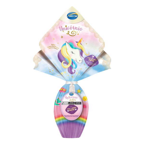 OVO DE PASCOA ARCOR UNICÓRNIO 120G