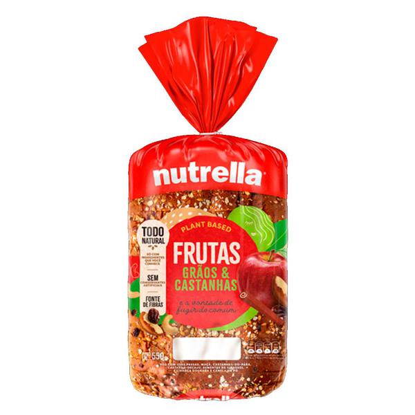 PÃO FORMA NUTRELA 600G SUPREME FRUTAS GRÃOS E CASTANHAS