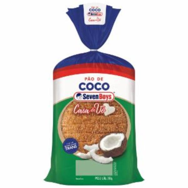 PÃO FORMA SEVEN BOYS 500G CASA DA VÓ COCO