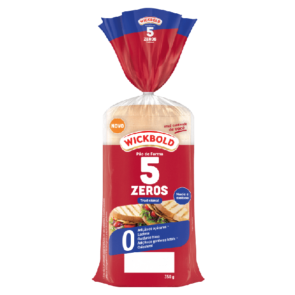 PÃO FORMA WICKBOLD 400G 5 ZEROS TRADICIONAL