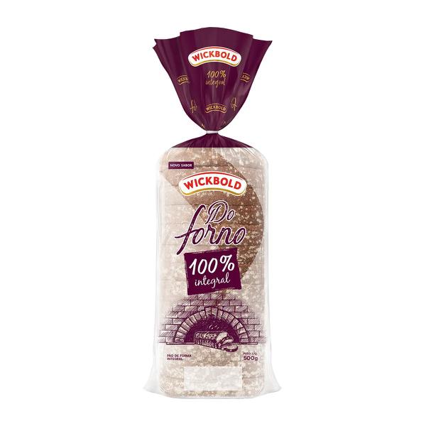 PÃO FORMA WICKBOLD 500G DO FORNO 100% INTEGRAL