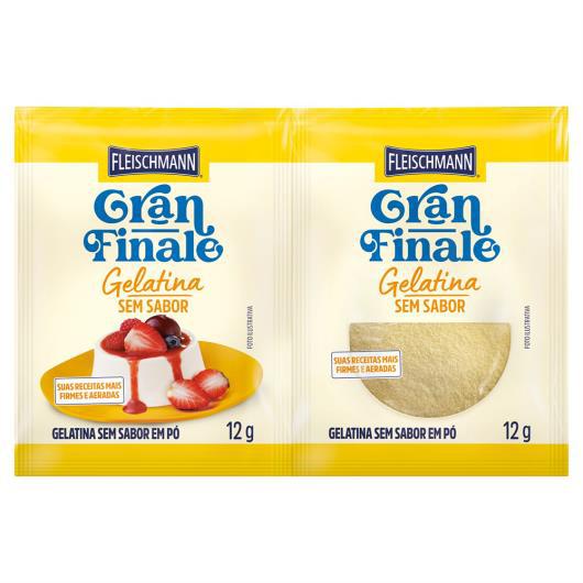 PÓ PARA GELATINA FLEISCHMANN 12G GRAN FINALE  INCOLOR 2UND