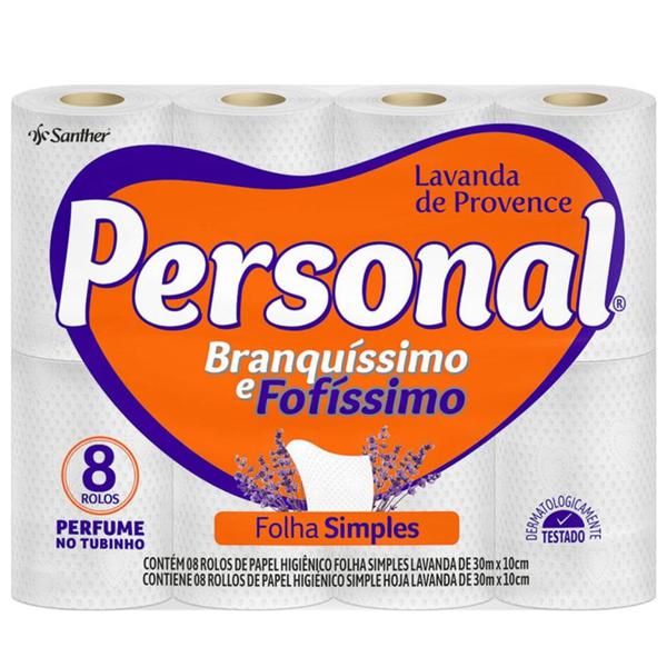 PAPEL HIGIENICO PERSONAL 8UN 30M LAVANDA
