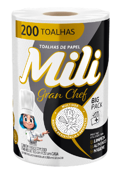 PAPEL TOALHA MILI 200F GRAN CHEF