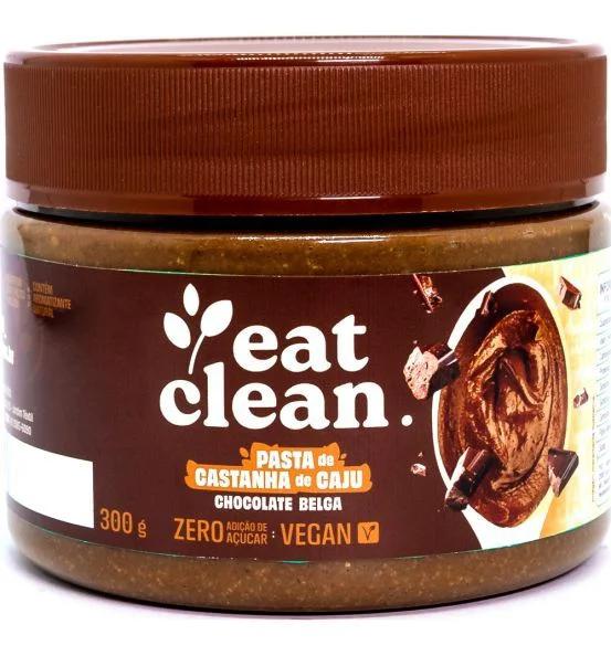 PASTA CASTANHA DE CAJU EAT CLEAN 300G VEGANA CHOCOLATE BELGA