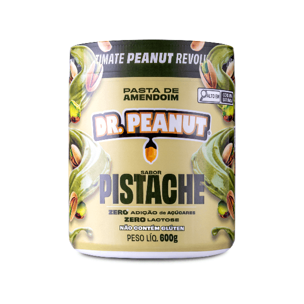 PASTA DE AMENDOIM DR PEANUT 600G PISTACHE