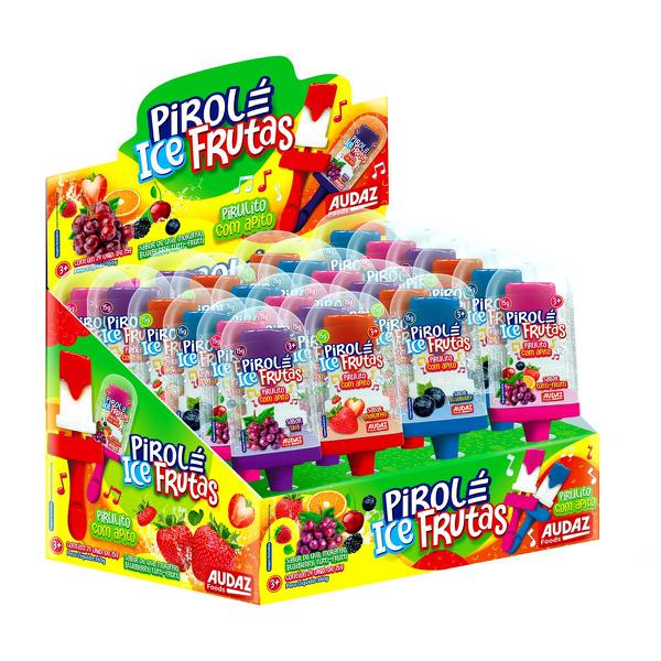 PIRULITO C/APITO 15G ICE FRUTAS