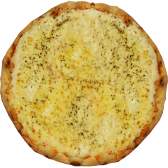 PIZZA PRIMAVERA 4 QUEIJOS COM BORDA ASSADA