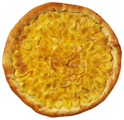 PIZZA PRIMAVERA BANANA SEM BORDA ASSADA