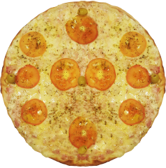 PIZZA PRIMAVERA NAPOLITANA SEM BORDA ASSADA