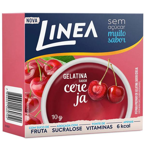 PO P/GELATINA LINEA 10G ZERO AÇUCAR CEREJA