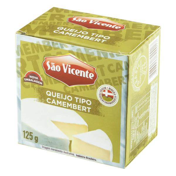 QUEIJO SÃO VICENTE 125G TIPO CAMEMBERT