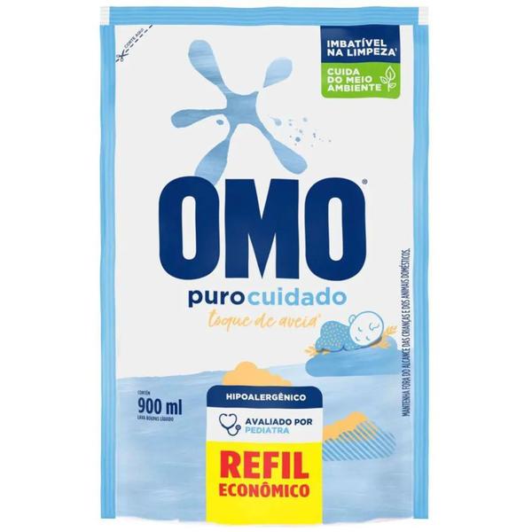 SABÃO LIQUIDO OMO 900ML PURO CUIDADO