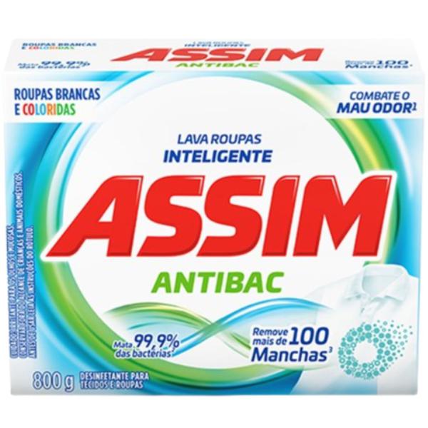 SABÃO PO ASSIM 800G ANTIBAC