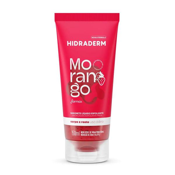 SABONETE LIQUIDO  ESFOLIANTE MORANGO 150ML
