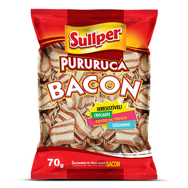 SALGADINHO PURURUCA SULLPER 70G BACON