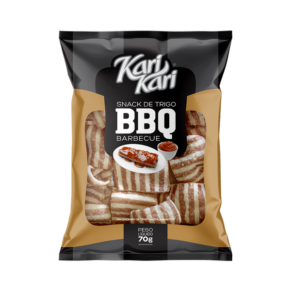 SALGADINHO SNACK KARI KARI 70G BACON BARBECUE