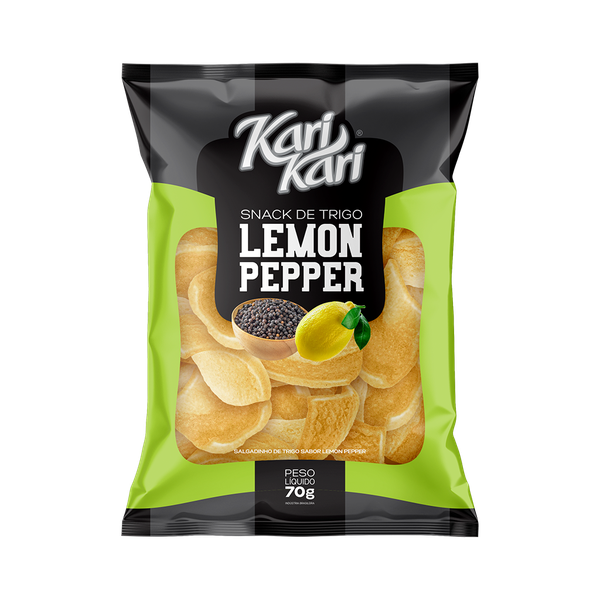 SALGADINHO SNACK KARI KARI 70G LEMON PEPPER
