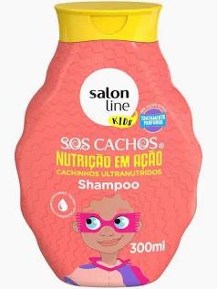 SHAMPOO SALON LINE KIDS SOS CACHOS 300ML NUTRIÇÃO