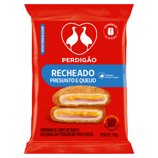 STEAK RECHEADO PRESUNTO E QUEIJO PERDIGÃO 100G