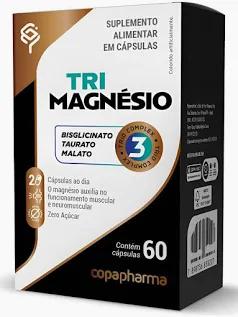 SUPLEMENTO ALIMENTAR TRI MAGNÉSIO 60 CÁP