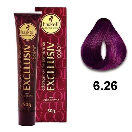 TINTA HASKELL 50G 6,26 LOIRO ESCURO VIOLETA VERMELHO