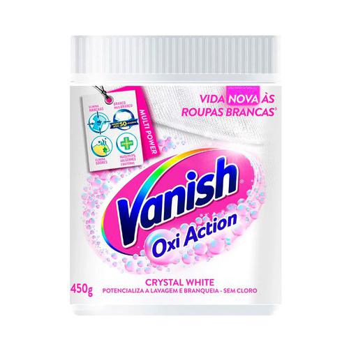 TIRA MANCHA VANISH 450G OXI ACTION CRISTAL WHITE