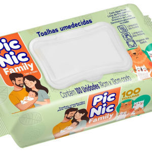 TOALHA UMEDECIDA PIC NIC