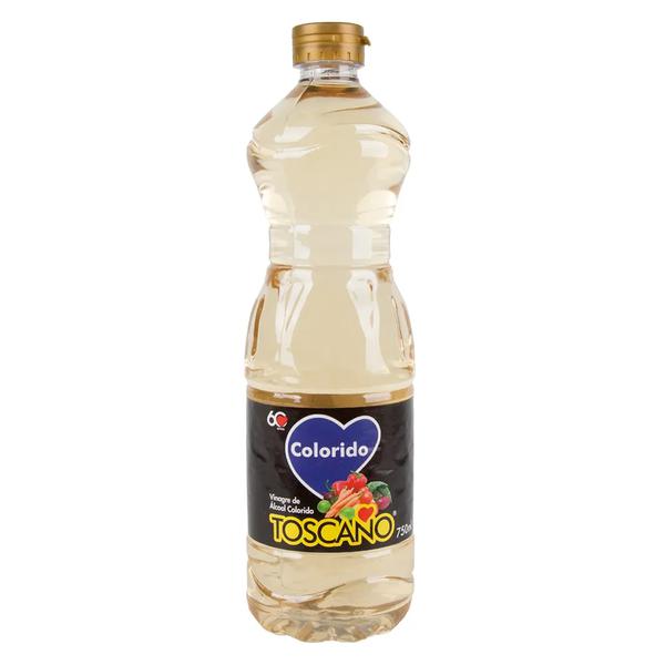 VINAGRE TOSCANO 750ML  ÁLCOOL COLORIDO