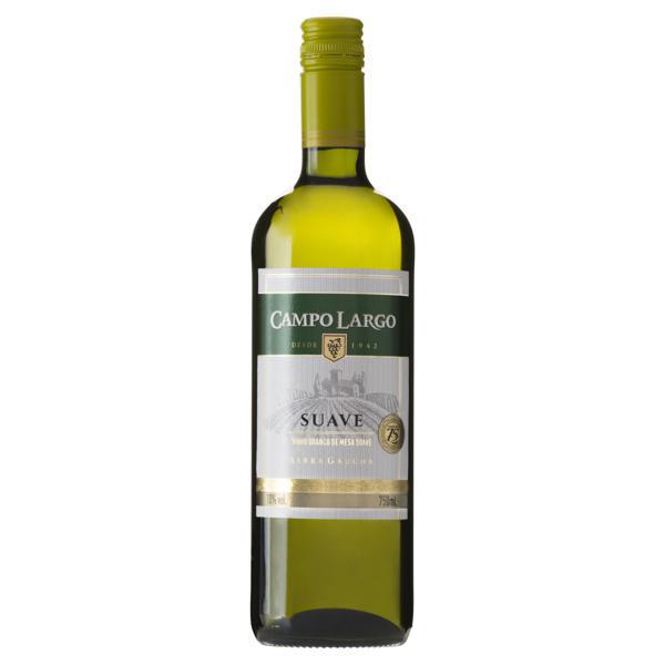 VINHO NACIONAL 750ML CAMPO LARGO BCO SUAVE