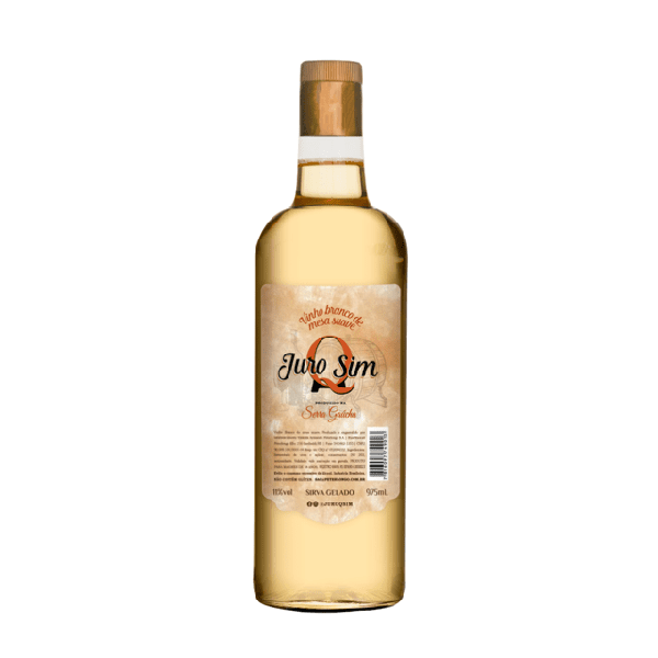 VINHO NACIONAL 975ML JURO Q SIM BRANCO SUAVE