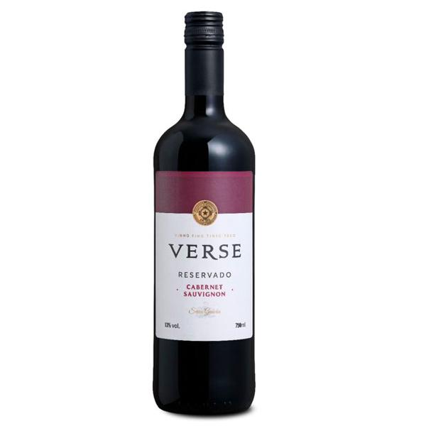 VINHO NACIONAL VERSE TINTO SECO 750ML CABERNET
