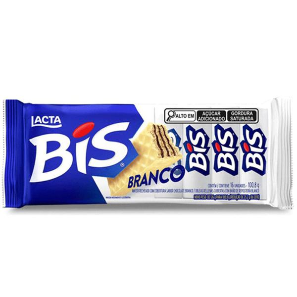 WAFER BIS 100,8G CHOCOLATE BRANCO