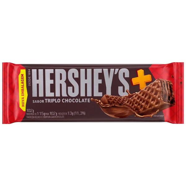 WAFER HERSHEYS MAIS 102G TRIPLO