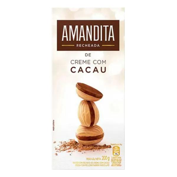 WAFER LACTA AMANDITA 200G COM RECHEIO CREME DE CACAU