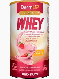 WHEY DERMUP MORANGO 450G